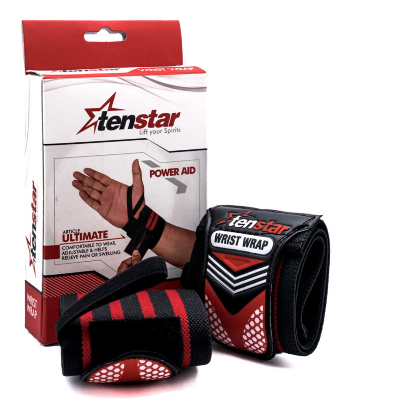 Tenstar Wrist Band With Thumb Support, Ideal Wrist Wraps For Gym