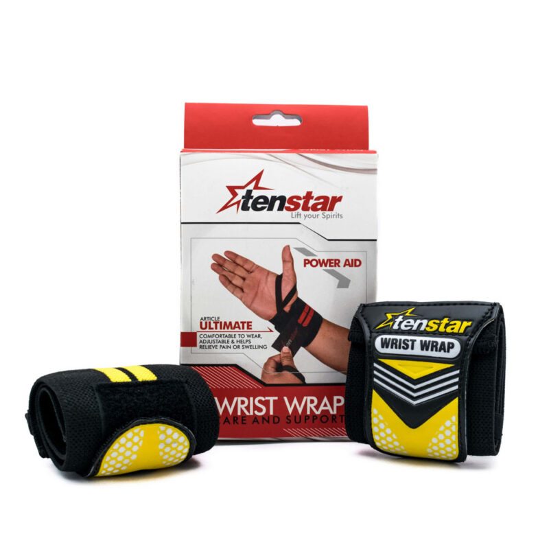 Tenstar Wrist Band With Thumb Support, Ideal Wrist Wraps For Gym