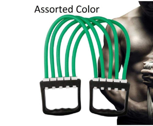 Greynite Chest Expander Includes 5 Resistance Bands Removable Adjust The Intensity 5 Spring Chest Expender