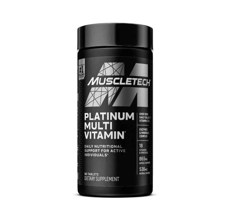 Muscletech Advanced Multi-Vitamin Formula Caplets, 90 Counts