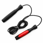 Greynite Premium Skipping/Jump Rope with Barring Role and Perfect Grip (Black/Red Colour)