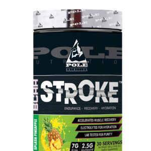 Pole Nutrition Stroke Bcaa, Intra Workout Drink For Energy & Recovery, 420 Grams - PINEAPPLE