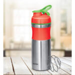 Milton Promix 800 Unisteel Stainless Steel Bottle For Gym And Home Use, 800 Ml - RED