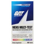 Gat Sports Mens Multi+Test, Testosterone booster with Multivitamin Dietry Supplements (60 Tablets)