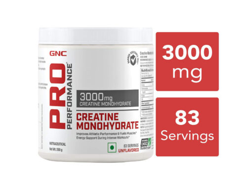 GNC Pro Performance Creatine Monohydrate 3000 Mg Supplement - 250 Grams