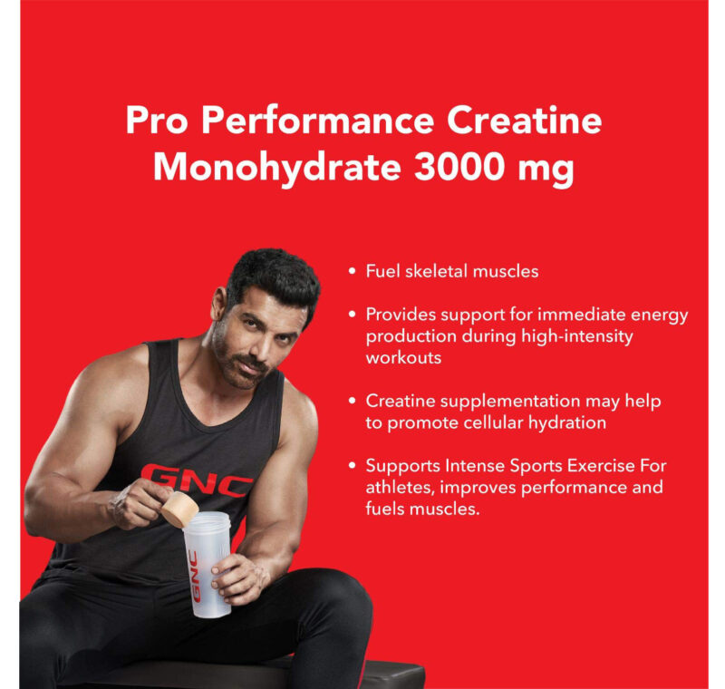 GNC Pro Performance Creatine Monohydrate 3000 Mg Supplement