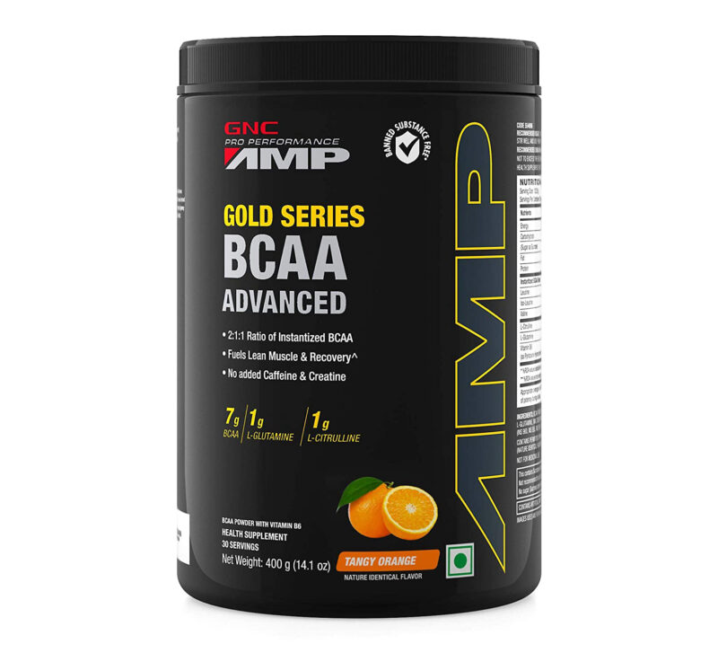 GNC Amp Gold Series Bcaa Advanced Intra Workout drink For Recovery