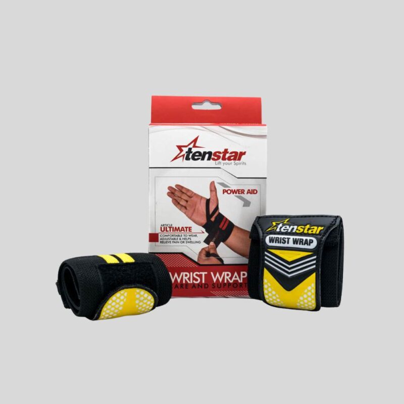 Tenstar Wrist Band With Thumb Support, Ideal Wrist Wraps For Gym Training 1 Tenstar Wrist Band With Thumb Support, Ideal Wrist Wraps For Gym Training