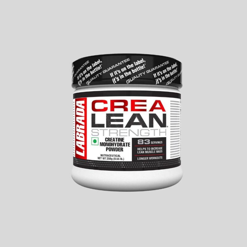 Labrada Crealean (Recovery & Strength 3g Creatine Monohydrate, 83 Servings)-250 Grams