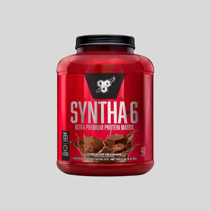 Bsn Syntha 6 Whey Protein Powder, Chocolate Milkshake, 2.27 Kg 1 Bsn Syntha 6 Whey Protein Powder, Chocolate Milkshake, 2.27 Kg