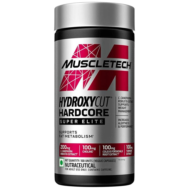 Muscletech Performance Series Hydroxycut Hardcore Super Elite- 100 Capsules