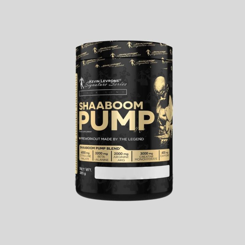 Kevin Levrone Signature Series Black Line Shaaboom Pump Pre-workout Made By Legend- 385 Grams