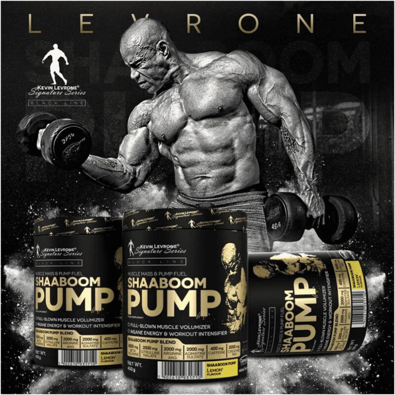 Kevin Levrone Signature Series Black Line Shaaboom Pump Pre-workout Made By Legend- 385 Grams