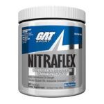 Gat Sports Nitraflex Pre-workout Drink Hyperemia & Testosterone Enhancing Powder, 30 Servings - BLUE RASPBERRY