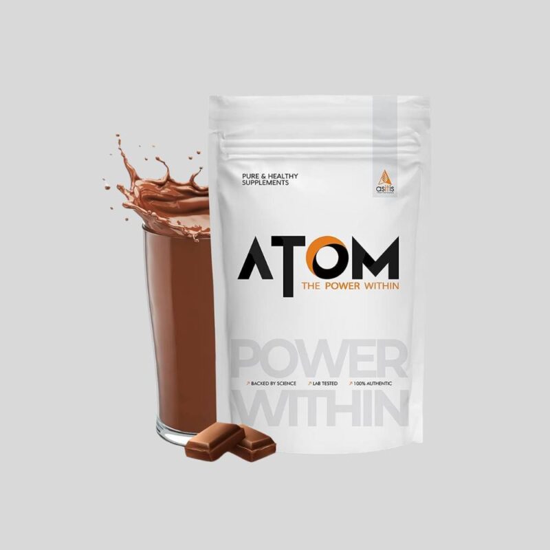 Asitis Atom Whey Protein Powder, Best Post Workout Contains 27 Grams Protein- 30 Servings