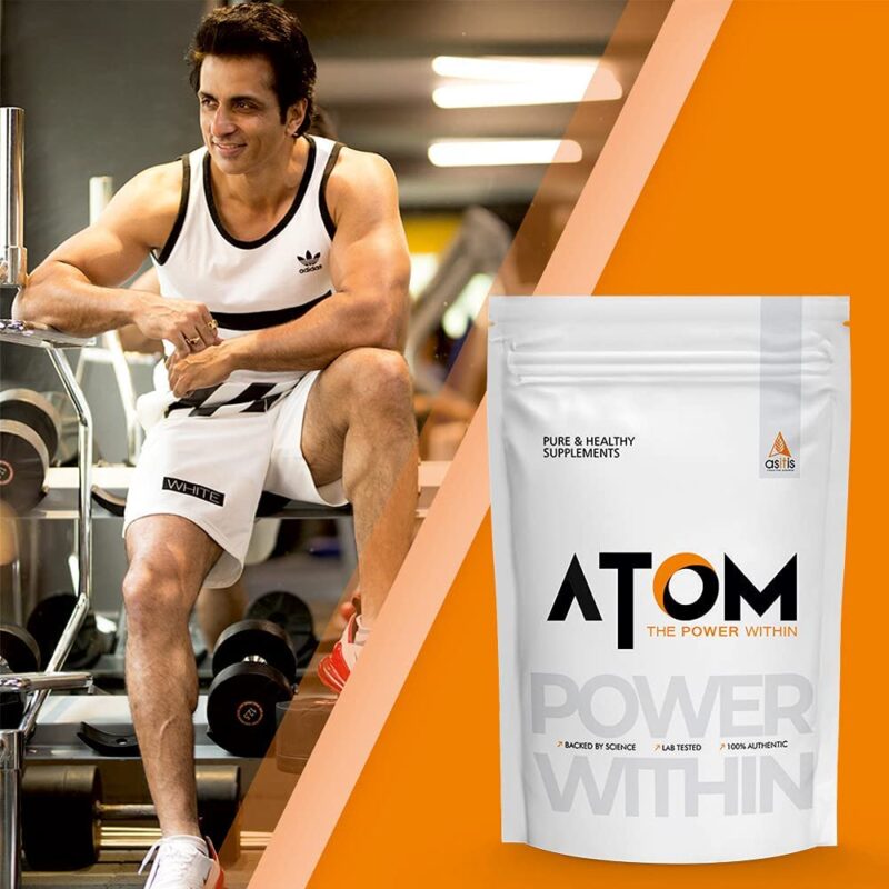 Asitis Atom Whey Protein Powder, Best Post Workout Contains 27 Grams Protein