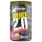 Bigflex Nuke Pre-Workout Supplement For Extreme Pump & Stamina, 30 Servings - GUAVA