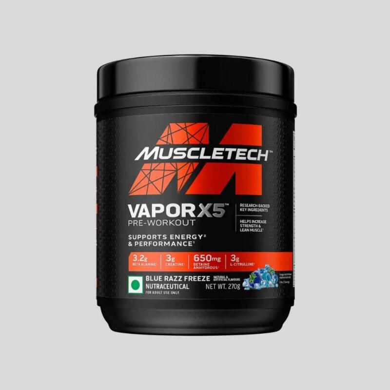Muscletech Vapor X5 Pre-workout drink, 270 Grams