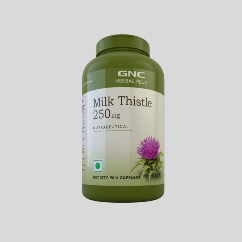 GNC Herbal Plus Milk Thistle 250 mg - 90 Capsules