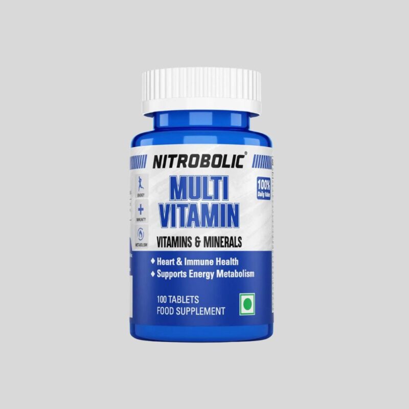 Nitrobolic Supplements Multivitamin for Boosting Immunity, 100 Tablets