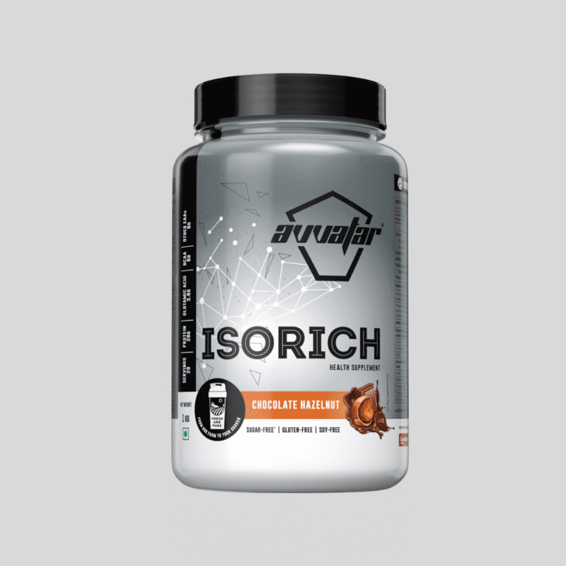 Avvatar Isorich Whey Protein, Isolate Whey For Lean Muscle Support-1KG PACK