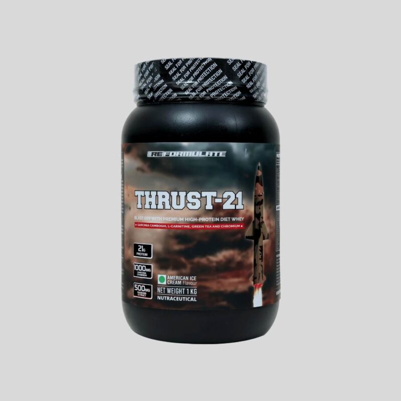REFORMULATE THRUST-21 Whey Protein, Advanced Fat Loss Formula, Pack of 1kg