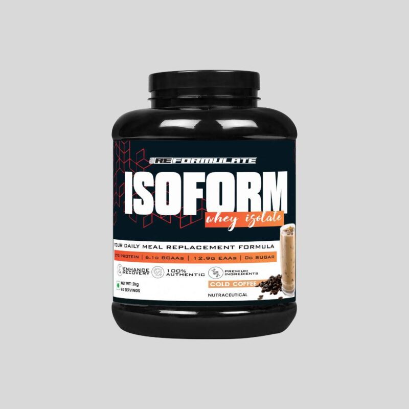 REFORMULATE Isoform Whey Isolate 2kg Flavour Cold Coffee