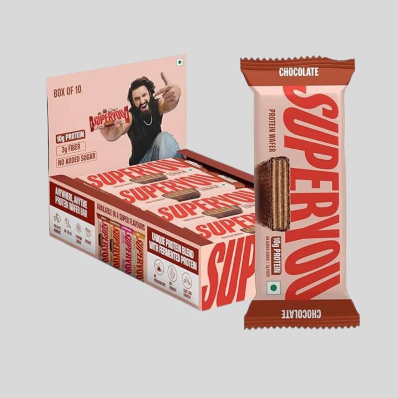 Superyou Protein Wafer Bars Pack of 10 Piece 1 Superyou Protein Wafer Bars Pack of 10 Piece