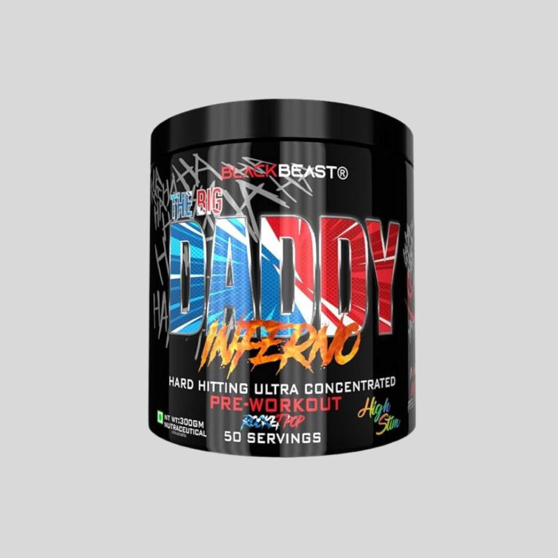 Black Beast The Big Daddy Inferno Pre workout 50 servings,300gm