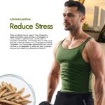 Kapiva Testofuel Shilajit Whey Protein, pack of 1 kg with 25g Protein, Cookies & Cream flavour 9 KP61