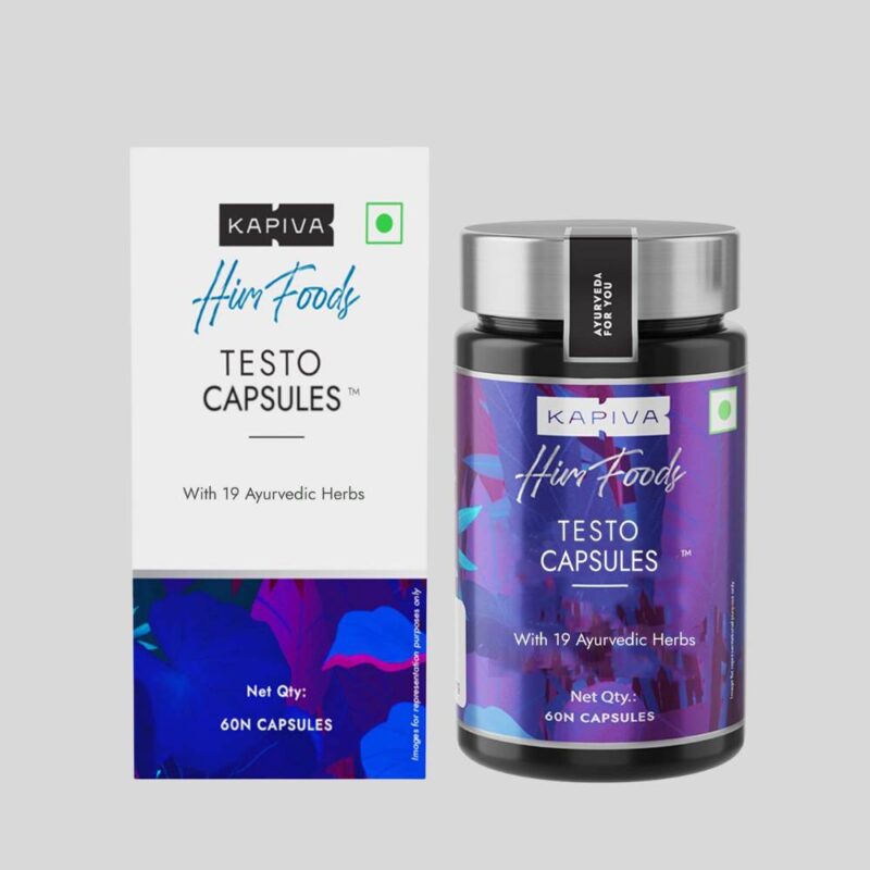 Kapiva Testo Capsules with 16 Ayurvedic Herbs,Shodhit Shilajit, Akarakara, Pack of 60 capsules 1 Kapiva Testo Capsules with 16 Ayurvedic Herbs,Shodhit Shilajit, Akarakara, Pack of 60 capsules