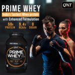 QNT Prime Whey Protein Powder| Triple Blend of Whey Isolate, Concentrate & Hydroslate| Pack of 2kg 3 Q44