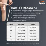 Tynor Sports Knee Cap Air Pro | Quick Sweat Drying|Enhances Performance| 1 Pair| 8 TY3 1